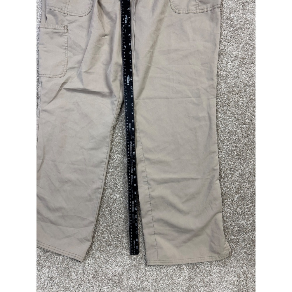 Scrubstar Tan Khaki Cargo Scrub Pants XL Drawstring Elastic Waist Pockets - Picture 5 of 7